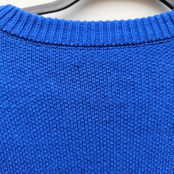RS blue men's crewneck sweater - Picture 5 of 6